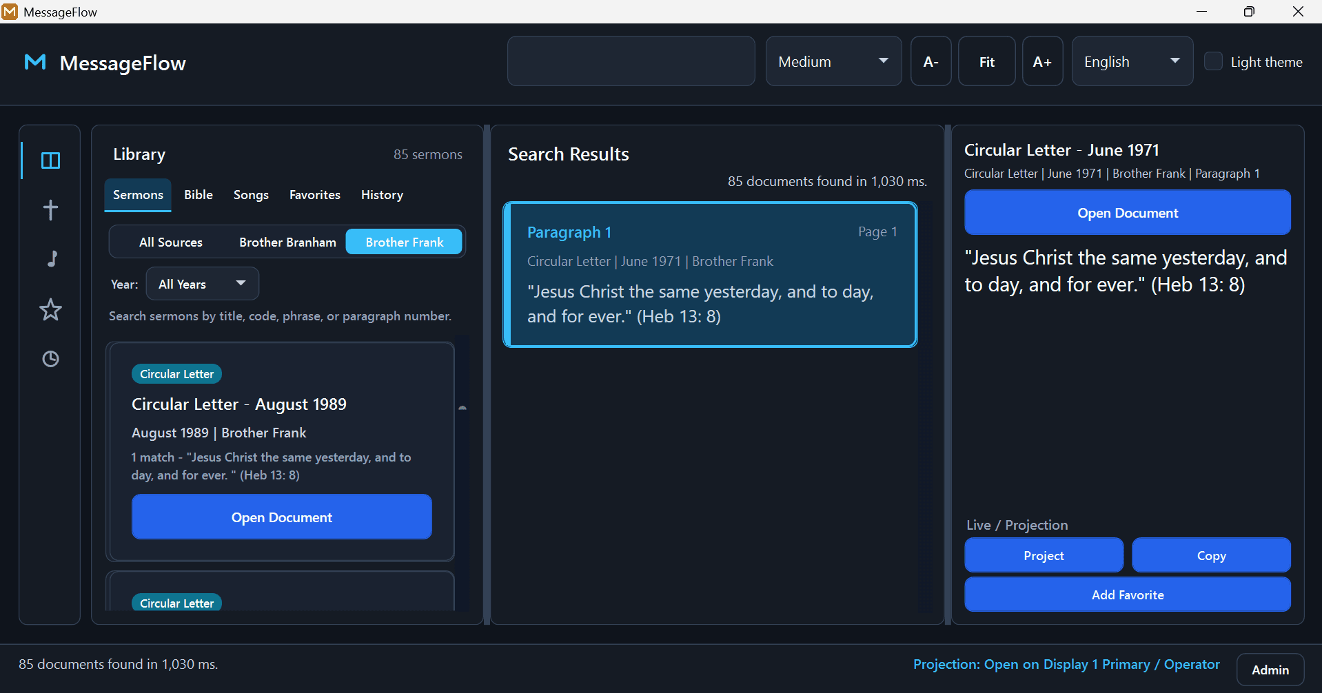 Dark theme